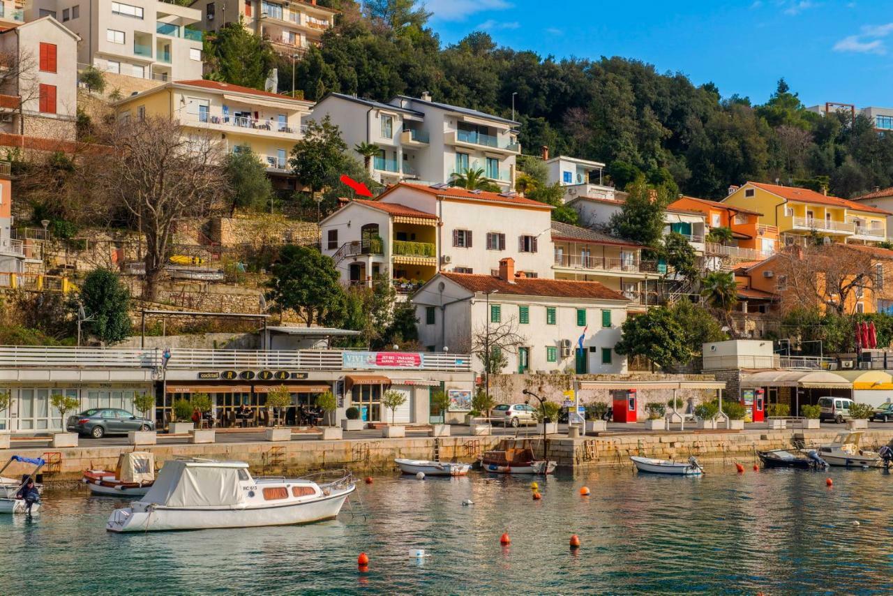 Carli Apartman Rabac Kültér fotó